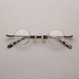 Loc Retro Small Round Glasses Frame