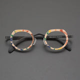 Jasper Titanium Acetate Glasses Frame Geometric Frames Southood 