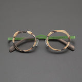 Jasper Titanium Acetate Glasses Frame Geometric Frames Southood 