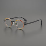 Jasper Titanium Acetate Glasses Frame Geometric Frames Southood Black 