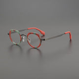 Jasper Titanium Acetate Glasses Frame Geometric Frames Southood Gun 