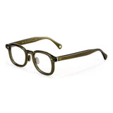 Joannes Vintage Acetate Eyeglasses Frame Rectangle Frames Southood Olive Green 