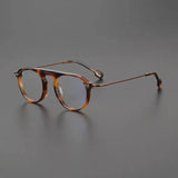 Mac Retro Aviator Acetate Glasses Frame Aviator Frames Southood Leopard 