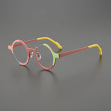 Altair Titanium Round Glasses Frame