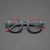 Dustin Retro Round Acetate Glasses Frame