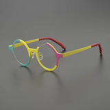 Altair Titanium Round Glasses Frame