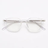 Ons Vintage TR90 Eyeglasses Frame Round Frames Southood Clear White 