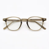 Ons Vintage TR90 Eyeglasses Frame Round Frames Southood Olive Green 