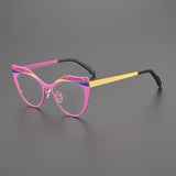 Mairia Titanium Cat Eye Glasses Frame