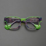 Jacy Retro Rectangle Glasses Frame