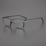 Edwy Square Titanium Glasses Frame