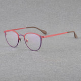 Shumac Titanium Round Glasses Frame