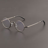 Odam Retro Round Titanium Glasses Frame