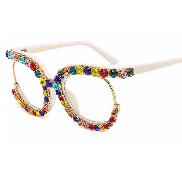 Shari Bling Cat Eye Glasses Frames – Fomoloo