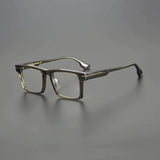 Raidon Retro Acetate Glasses Frame Rectangle Frames Southood Green 